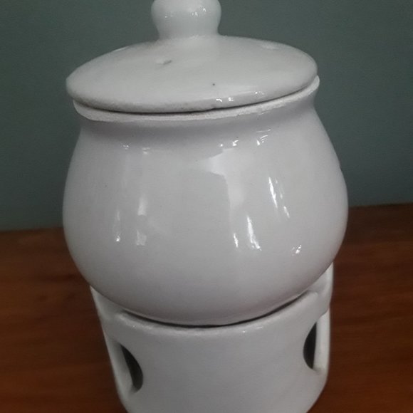 Vintage Ceramic Cow Potpourri Pot - Country Collection 1997 - NIB - Picture 4 of 7